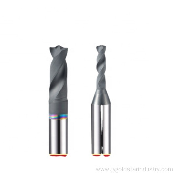 CVD diamond coated drill bit for graphite/CFP machining